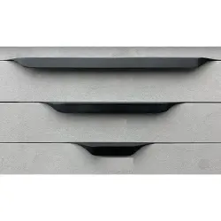 System Mobilya Kulbu Siyah Renk 320mm Kulp (SY8900 0320 AL6) - 2