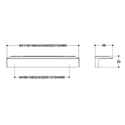 System Mobilya Kulpu Rose Renk 512mm Kulp Özel Üretim (SY9064 0512 RS) - 3
