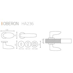 System Oberon Kapı Kolu Gold Branch Renk (HA236RO12 GB) - 2