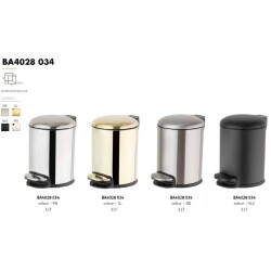 System Pedallı Çöp Kovası Gold/Altın 3 Lt (BA4028 034 GL) - 2