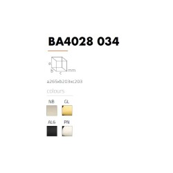 System Pedallı Çöp Kovası Gold/Altın 3 Lt (BA4028 034 GL) - 3