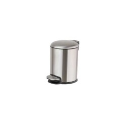 System Pedallı Nikel Saten Çöp Kovası 3 Lt (BA4028 034 NB) - 1