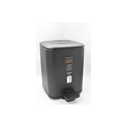 System Pedallı Siyah Çöp Kovası 9 Litre (BA4027 034 AL6) - 1