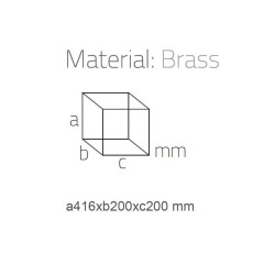 System Tuvalet Kağıtlığı Krom Renk 446X200X200 Mm (BA4001 053 CR) - 2
