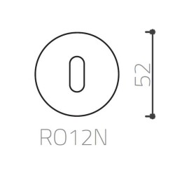 System Yuvarlak Oda Kapı Rozeti Gold Branch Renk (RO12N GB) - 3