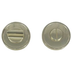 System Yuvarlak Wc Banyo Kapı Rozeti Sedef (RO14W PRL) - 1