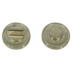 System Yuvarlak Wc Banyo Kapı Rozeti Sedef (RO14W PRL) - 2