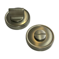 System Yuvarlak Wc Banyo Rozeti Nikel Saten Renk (RO14W NBM) - 2