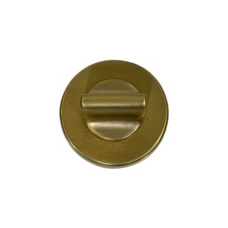 System Yuvarlak Wc Kapı Rozeti Gold Branch Renk (RO12W GB) - 1