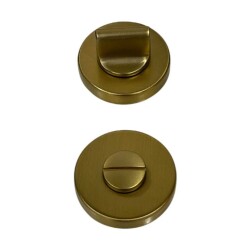 System Yuvarlak Wc Kapı Rozeti Gold Branch Renk (RO12W GB) - 2