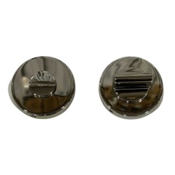 System Yuvarlak Wc Kapı Rozeti Parlak Nikel Renk (RO12W PN) - 3