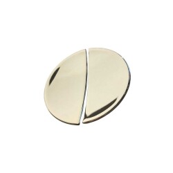 SystemDüğmeYarımDaireMobilyaKulbuAltınRenk16mmKulp(SY47160016GL) - 1