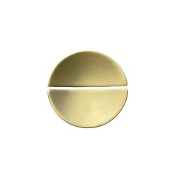 SystemDüğmeYarımDaireMobilyaKulbuGoldBranchRenk16mmKulp(SY47160016GB) - 1