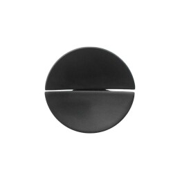 SystemDüğmeYarımDaireMobilyaKulbuSiyahRenk16mmKulp(SY47160016AL6) - 2