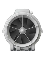 TYPHOON-250 (1150-1560 m³/h) Karma Akışlı Plastik Kanal Fanı - 2
